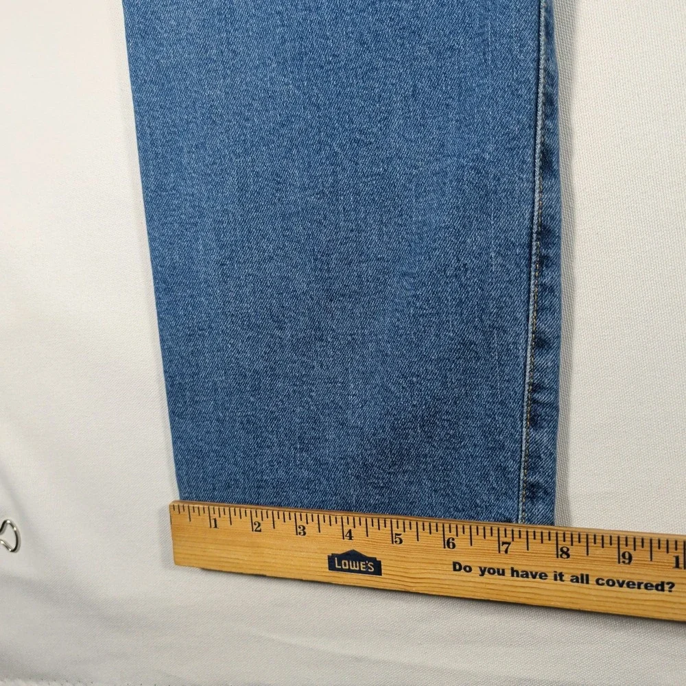 Brooks Brothers Jeans Mens 38x32 Blue Straight Leg Cotton Blend Stretch Denim